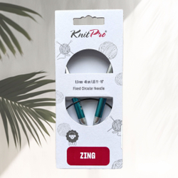 Спицы круговые Zing, 8мм/80см, KnitPro,(47136)