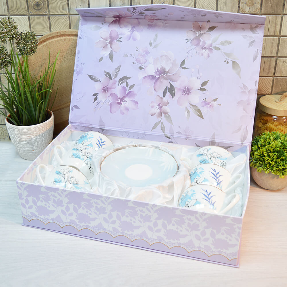 Чайный набор 12 предметов 280мл "Люпин", Jewel