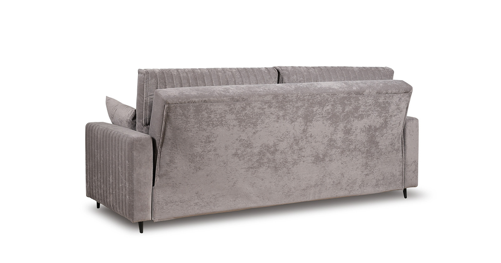 Изабель диван-кровать (велюр серо-бежевый)