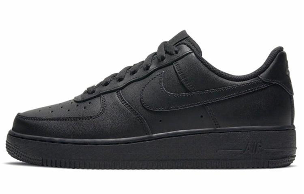 Кроссовки Nike Air Force 1 Low Triple Black (Женская размерная сетка)