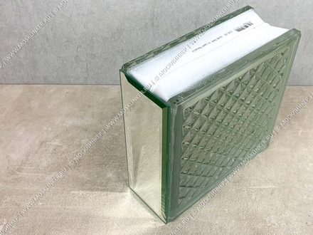 Торцевой элемент для стеклоблока, 187x72x4 - Зеркало