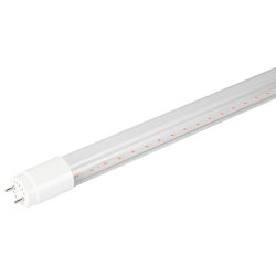 Светильник для растений, фитолампа светодиодная линейная ЭРА FITO-9W-Rb-Т8+FITO-Holder IP65 2хG13 с выключателем, 1.5м