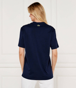 Футболка Lacoste - темно-синий(TH2739)