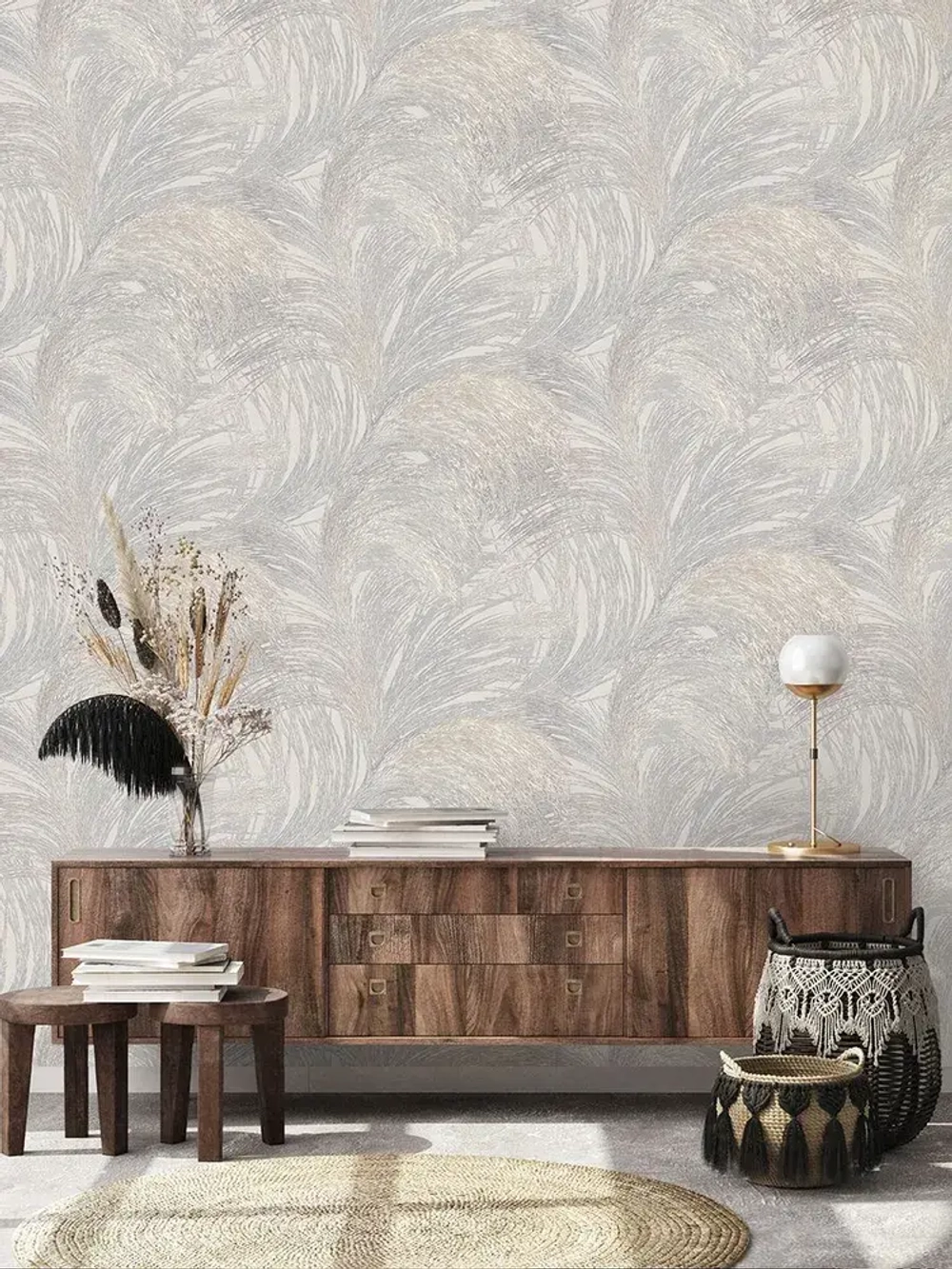 Обои Euro Decor 7188-11 Freya / виниловые на флизелиновой основе / 1,06*10м