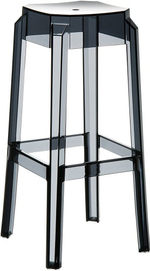 Табурет прозрачный барный Siesta Contract Fox 75, черный