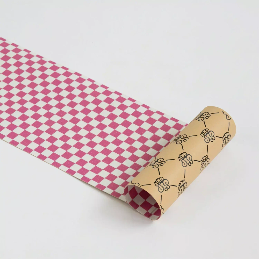 Шкурка DipGrip Check Pink c перфорацией