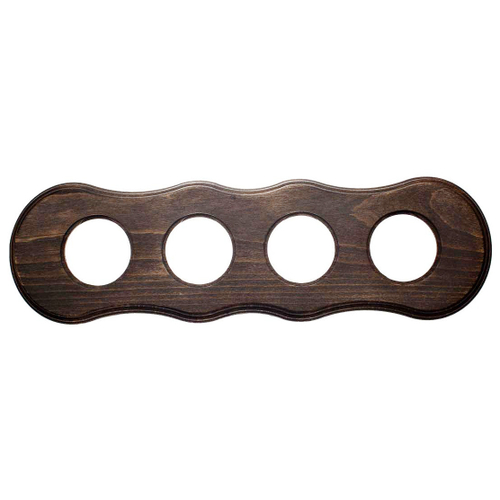 Рамка 4-х постовая для скрытого монтажа (дерево, Винтаж) BF8-640-18