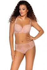 Соблазнительные трусики-слипы с кружевом (Размер: XL) (Цвет: темно-синий)