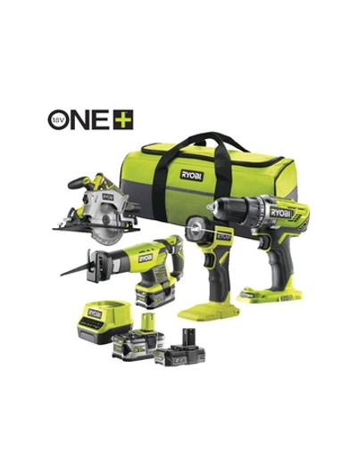 Набор из 4 инструментов Ryobi RCK184-252S 18В 5133005692