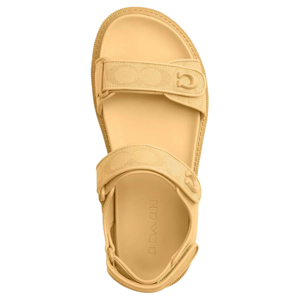 COACH Brynn One Strap Sandals 2.5cm Women"s Yellow