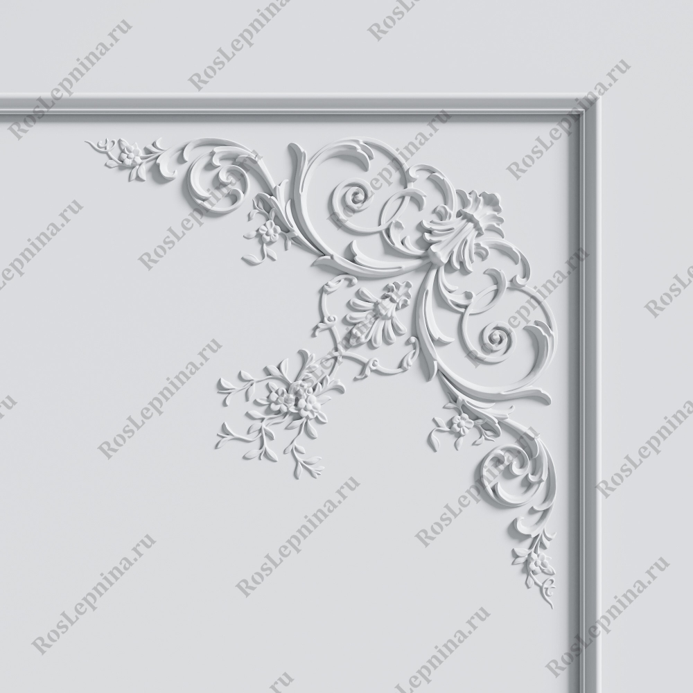 Угол с орнаментом Roslepnina UR-509D