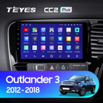 Teyes CC2 Plus 10" для Mitsubishi Outlander 2012-2018 (прав)