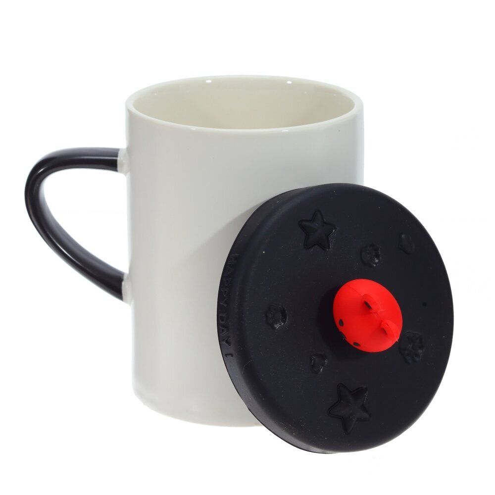 GAEM Кружка с крышкой, 400 мл, L12 W8,5 H14,5 см, 4в.