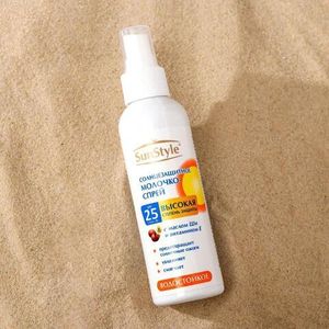 Молочко-спрей солнцезащитный для всех типов кожи SUN STYLE SPF-25 UV (A+B) водостойкое