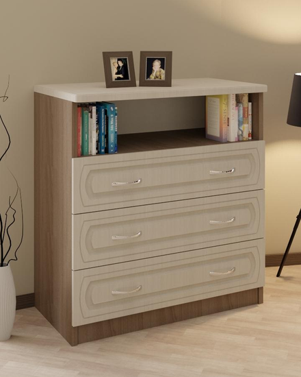 Комод 900-3 МДФ с нишей