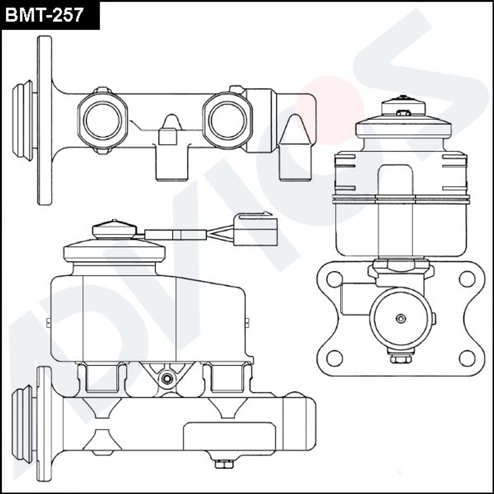Главный тормозной цилиндр BMT257