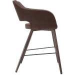 Стул Балун полубар, ткань Крафт, каркас черный матовый