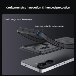 Чехол с защитной шторкой для камеры от Nillkin на Xiaomi Poco X7 Pro, серия CamShield Pro Case