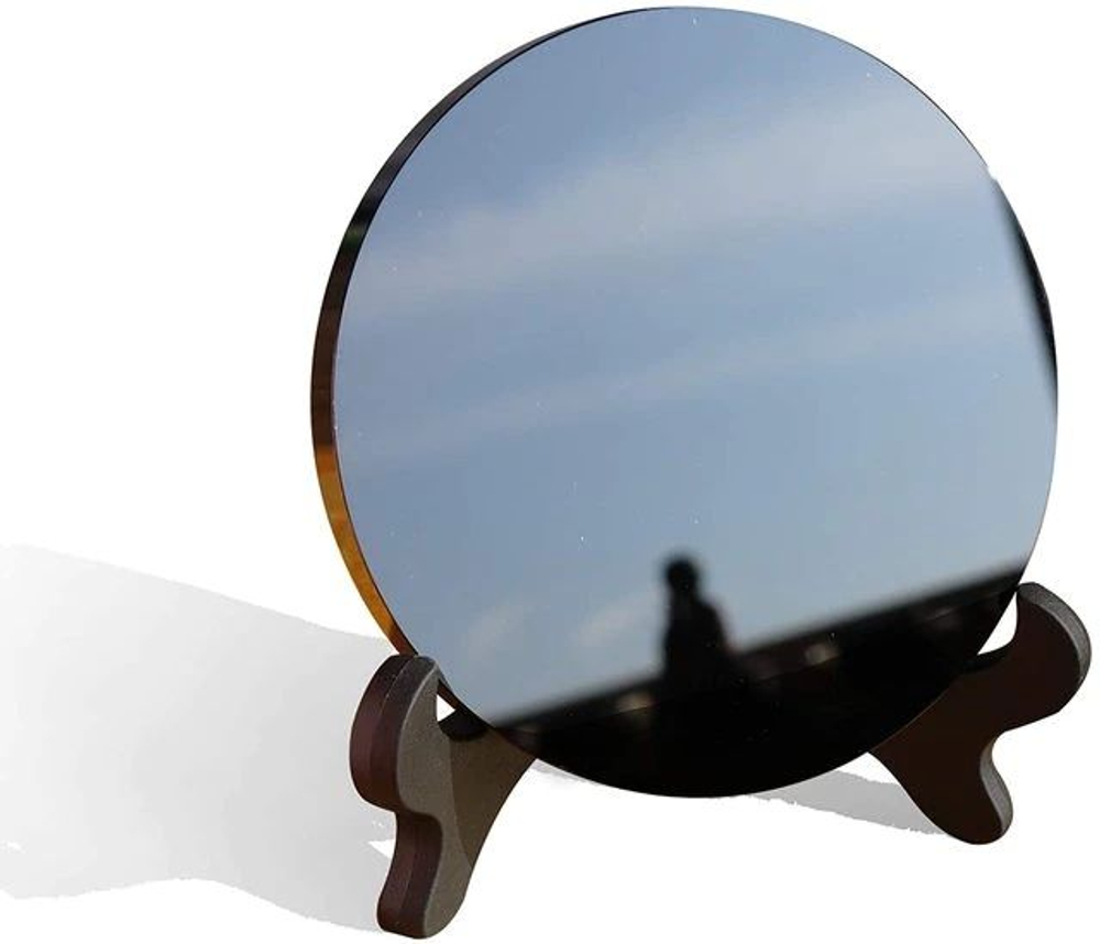 Магическое зеркало Черный обсидиан 12 сантиметров OS-001-2