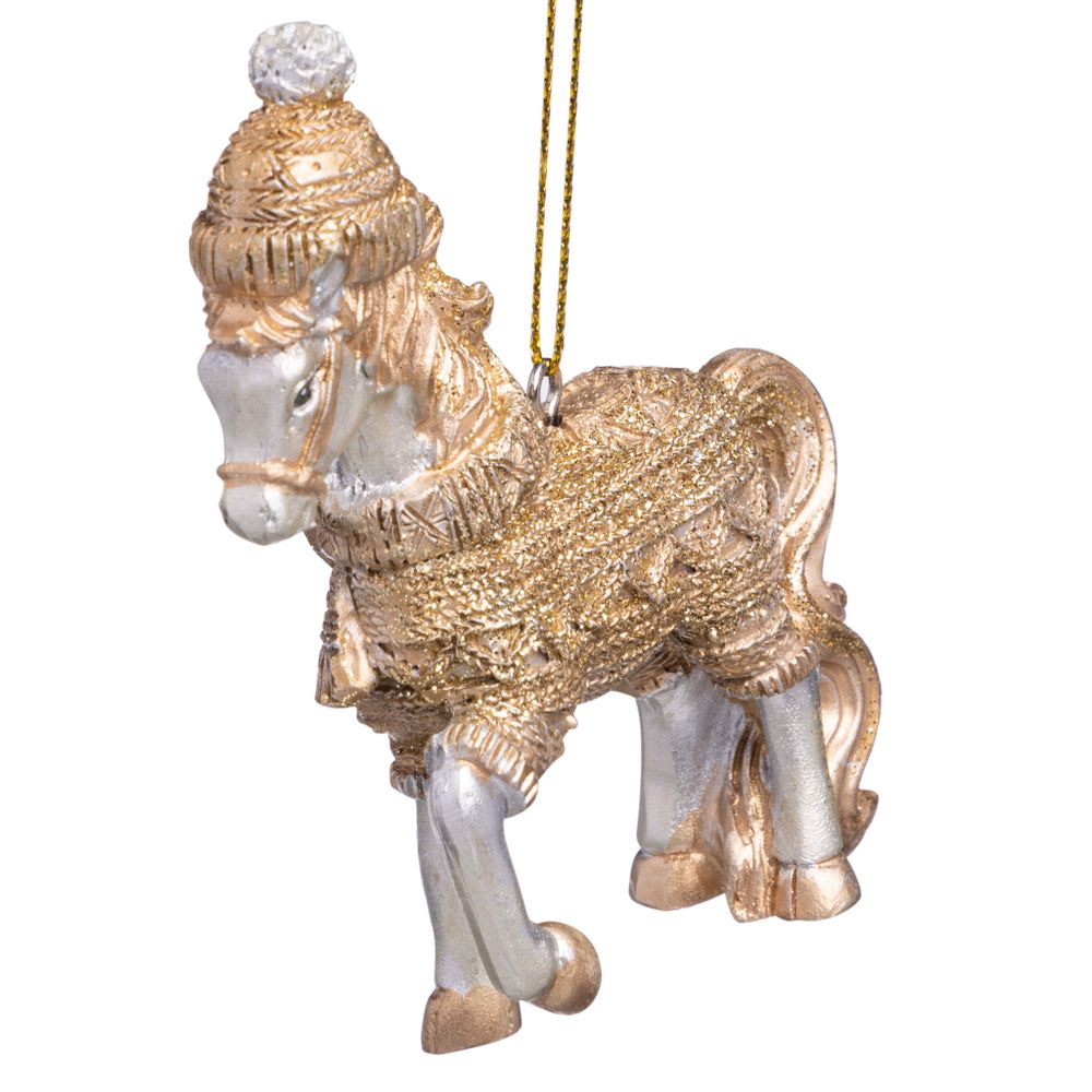 ЕЛОЧНОЕ УКРАШЕНИЕ "ЛОШАДКА" 7,5Х3Х9,5 СМ