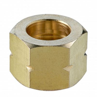 Гайка накидная М16х1,5 LH (левая, латунь)