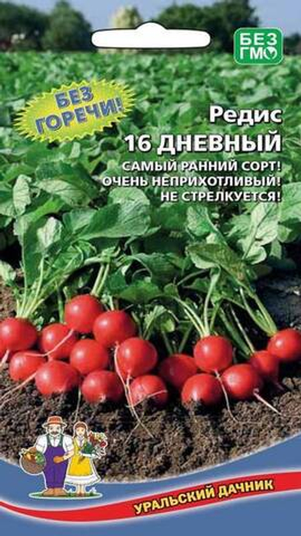 Редис "G. 16 дневный" 2г., Россия.