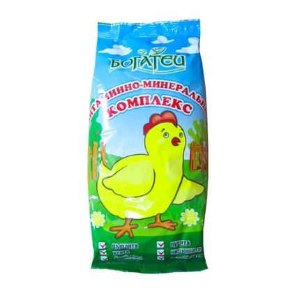 Премикс для цыплят, утят, гусят, индюшат 500 гр