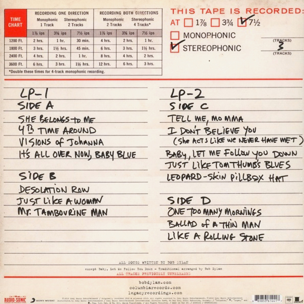 Bob Dylan / The Real Royal Albert Hall 1966 Concert! (2LP)