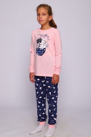 Пижама с брюками для девочки Веселая Компания