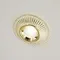 CLD042NW2 Дзета Белый+Золото  Св-к Встр. 7W*3500K
