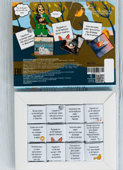 "Привет от петербургских котиков" - 12 премиум шоколадок