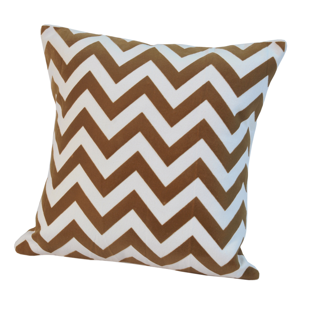 Подушка декоративная 40x40 Casual Avenue Chevron коричневая