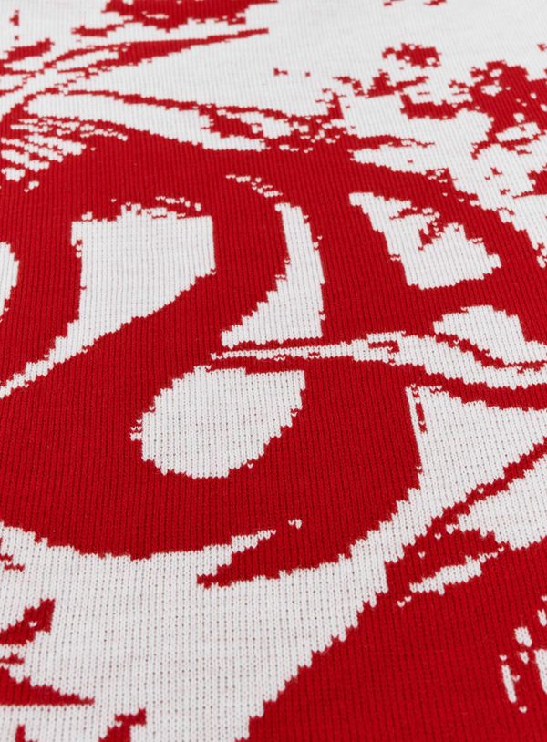 Свитер Candy Flip Двухсторонний красный/белый - фото 17