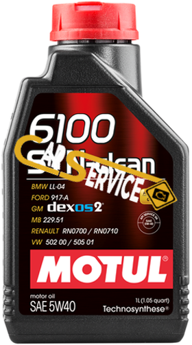 MOTUL 6100 SYN-CLEAN SPEC 5W40 1L
