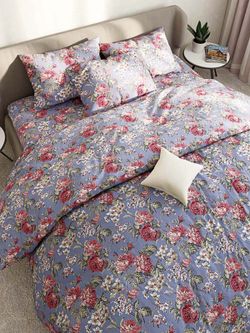 Простынь на резинке Сказка "Прохоровская роза" 160х200 см