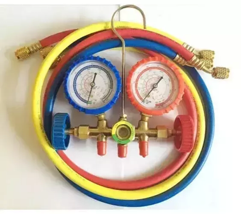 Манометрический коллектор Favor Cool CT-536G (R22/134/404/407; 2 вентильный; шланги 1/4" в комплекте)