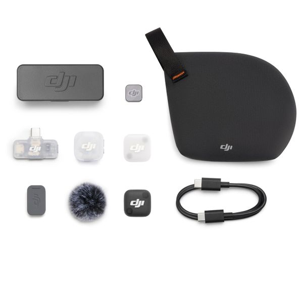 Беспроводной петличный микрофон DJI Mic Mini 2 (1 TX + 1 Mobile RX + Charging Case), Черный | Black