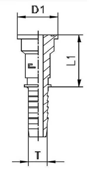 Фитинг DN 38 SFS 1.1/2 63.5