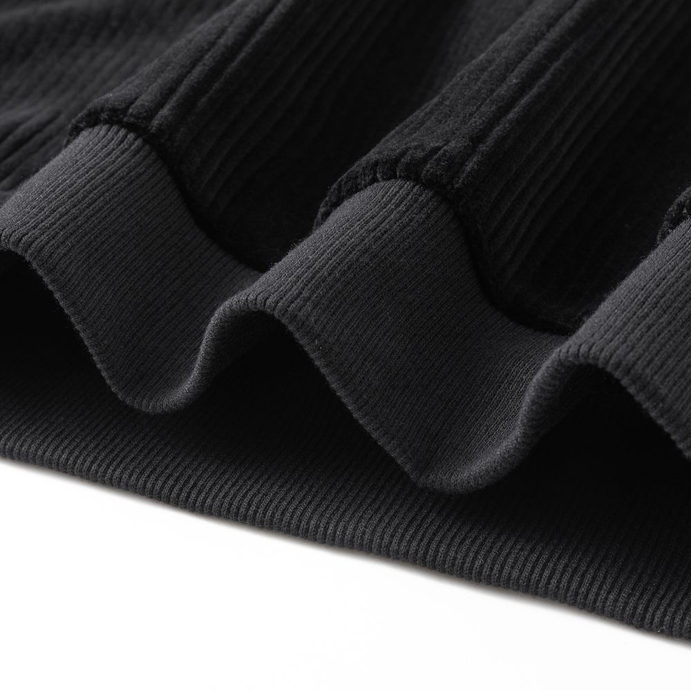 Толстовка Ymkashix Puff велюровая черная