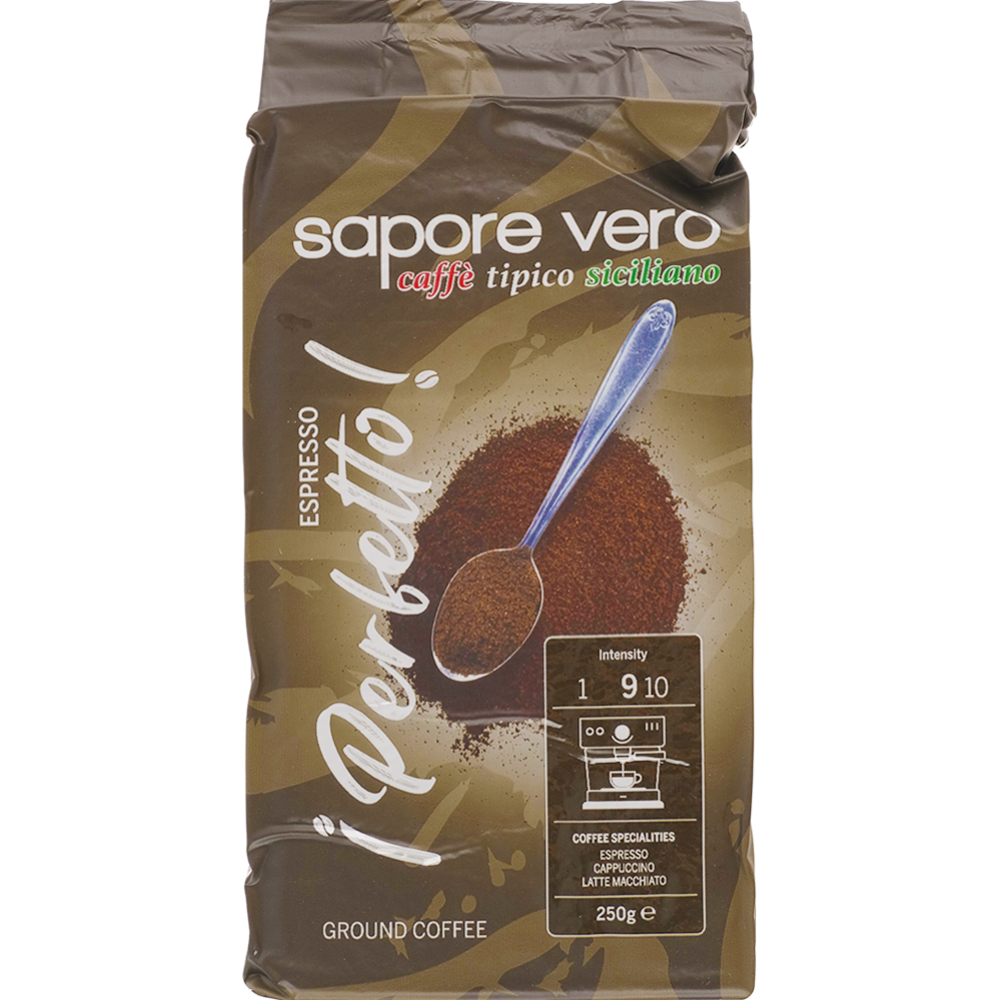 Кофе молотый Sapore Vero Espresso 250 г, 4 шт