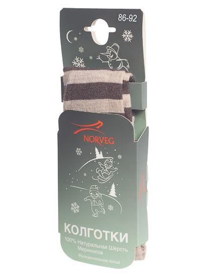 Термобелье детское колготки Norveg Merino Wool 11WU