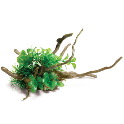 Грот "Коряга с растениями", M, 270*170*130мм, Laguna AQUA