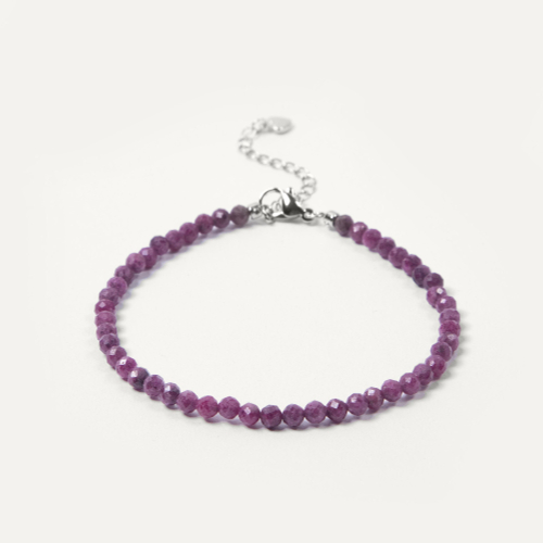 Браслет на ногу Facets RED