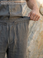 Летний костюм мужской с брюками LEGENDA Urban графитовый