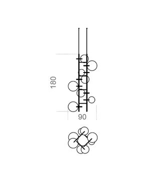 дизайнерский светильник Bolle Tela Gallotti&Radice Pendant Lamp