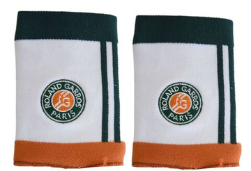 Напульсник теннисный Roland Garros Performance - белый