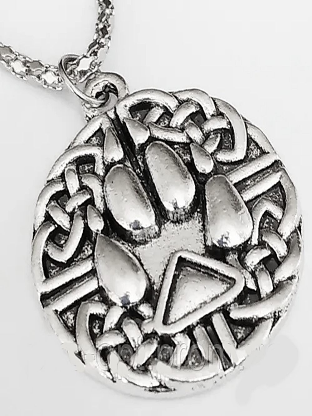 Славянский амулет "Медвежья лапа"(24х31мм) знак силы и могущества