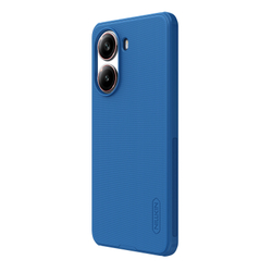 Усиленный чехол синего цвета от Nillkin для Xiaomi Redmi Turbo 4, серия Super Frosted Shield Pro