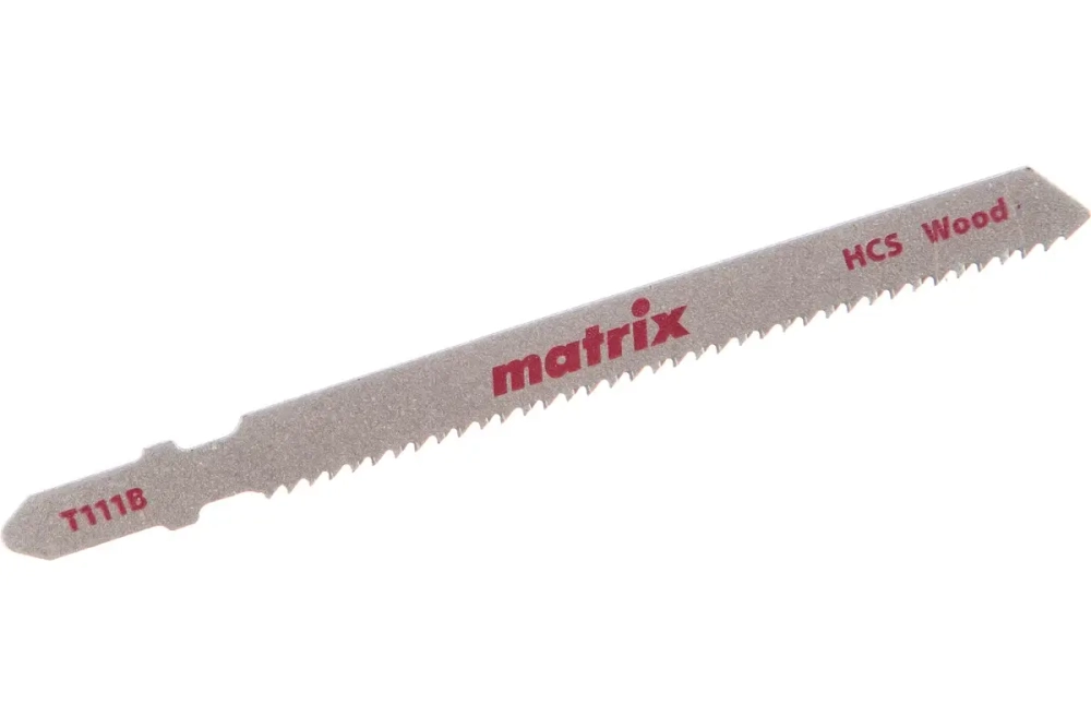Полотно по дереву T111B (3 шт; 100х75 мм; шаг 2 мм; HCS) для электролобзика MATRIX 78225