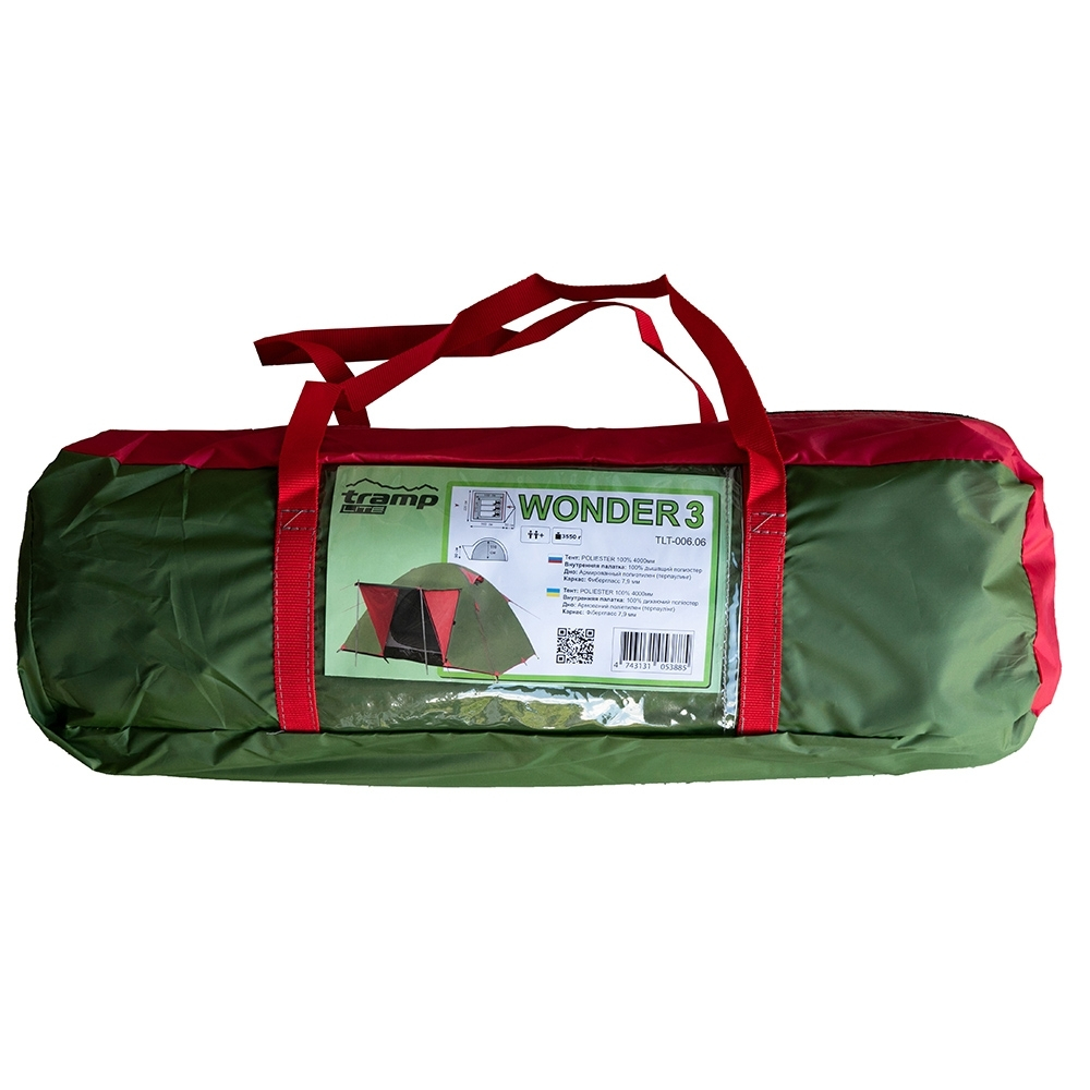 Tramp Lite палатка Wonder 3 (зеленый)
